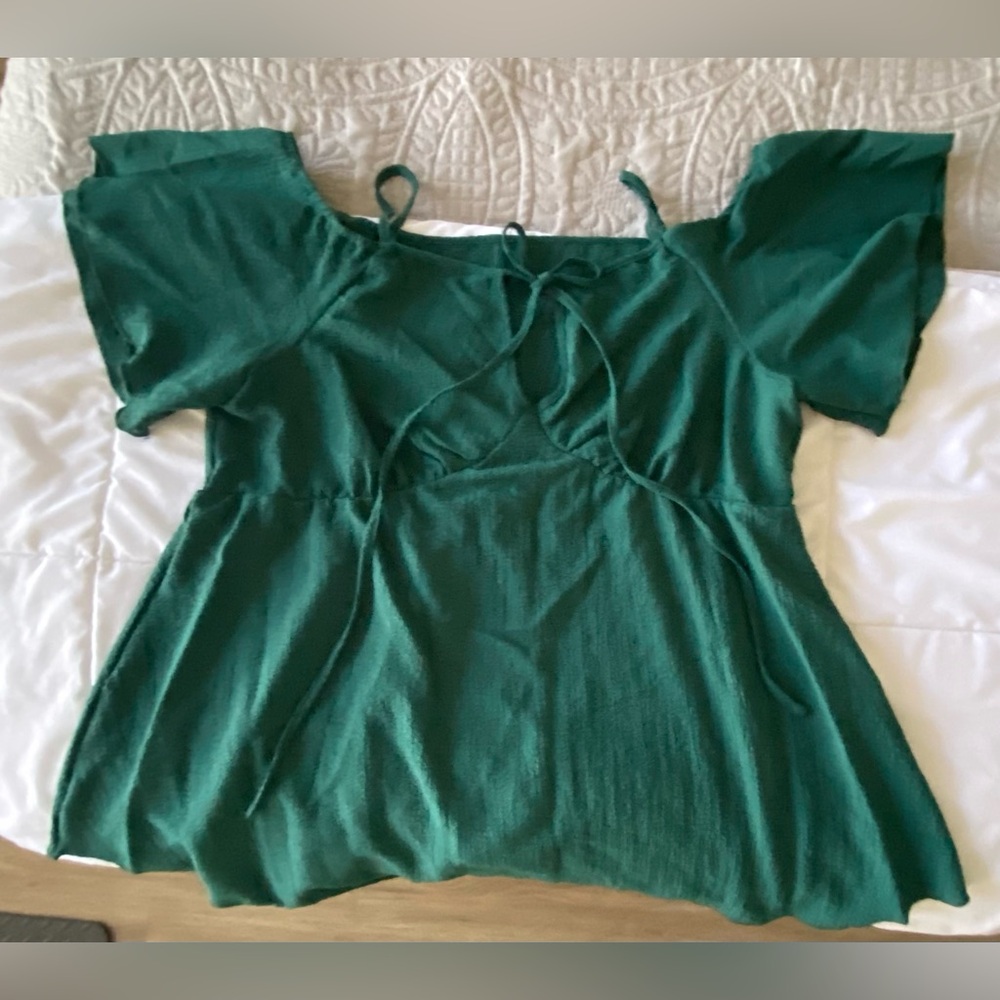 Green shirt